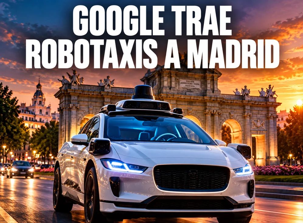 Waymo taxis sin conductor Madrid